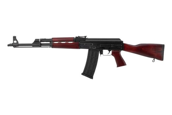 Zastava M90 5.56 NATO AK-47 Rifle with Serbian Red Funiture has adjustable front an rear iron sights